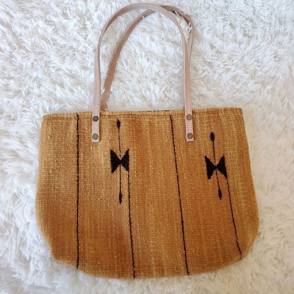 Hand Made Wool Tote Bag - Picture 3 of 7